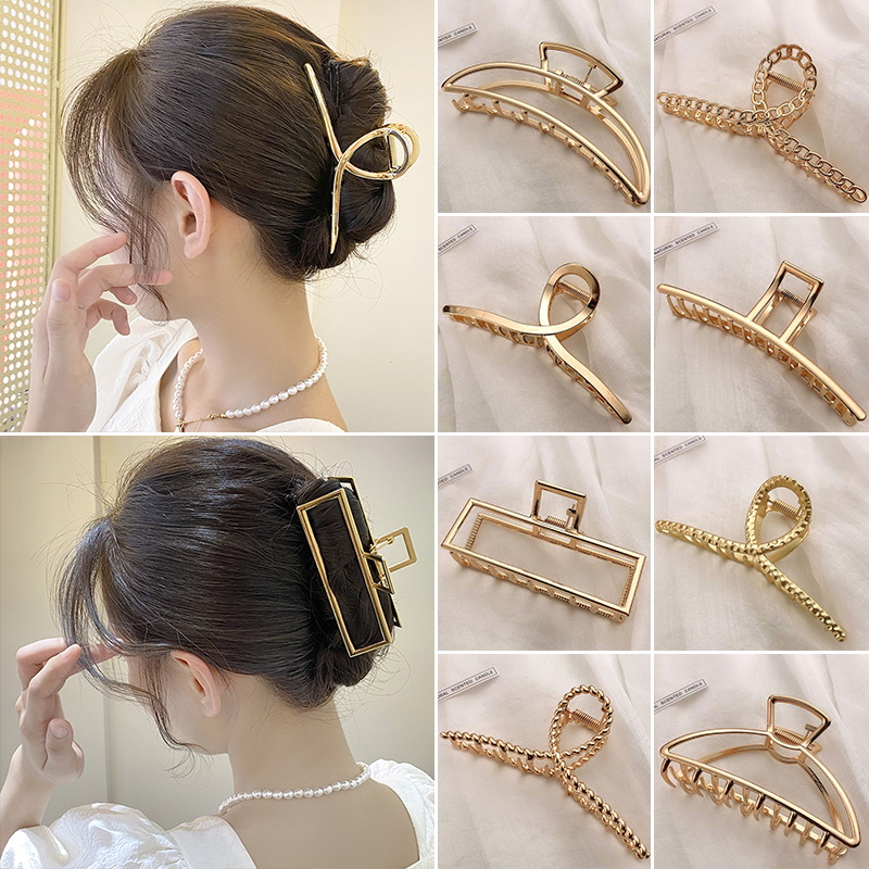 Women'S Korean Accessories - Fashion Metal Hair Claw For Women