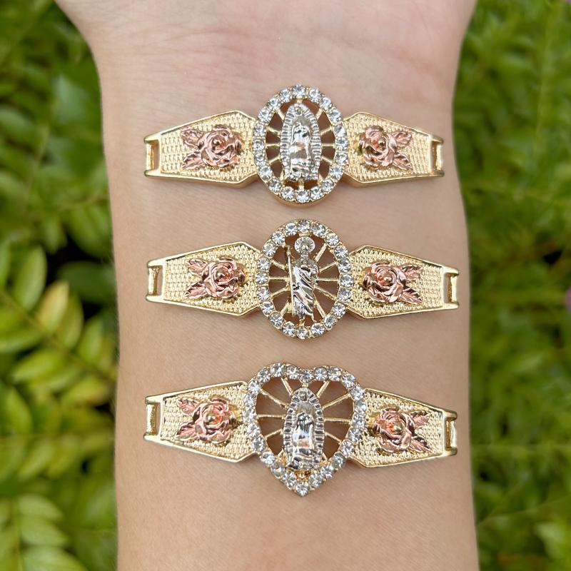 Cute Virgencita Bracelet Charm - Women Juda Accessories ulasan dan harga