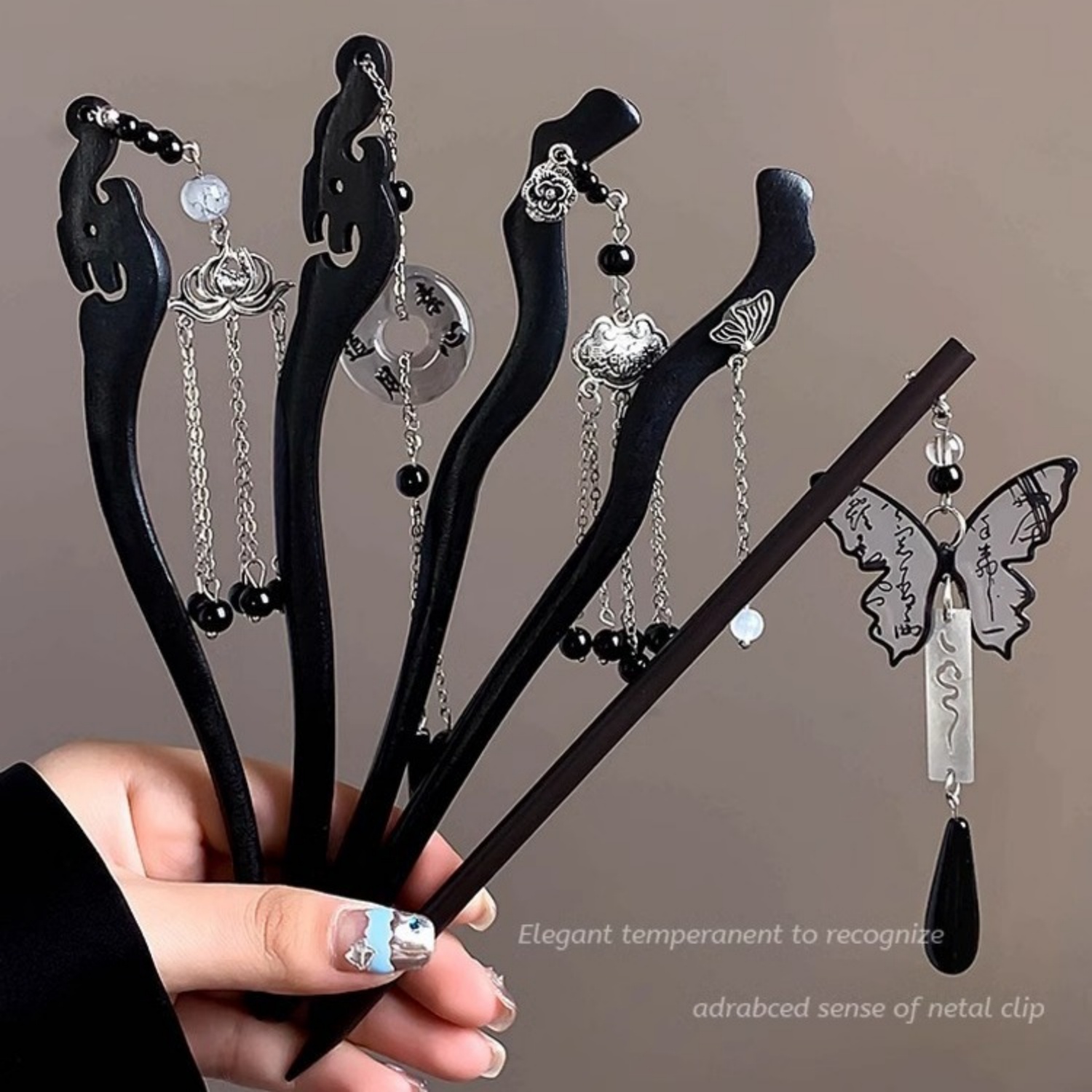 Light Luxury Wooden Tassel Hai - Women Accessories Shop ulasan dan harga