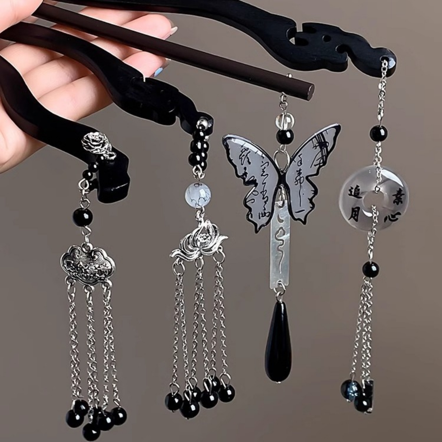 Light Luxury Wooden Tassel Hai - Women Accessories Shop ulasan dan harga