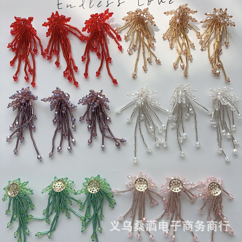 Crystal Tassel Finished Beaded - Women'S Accessories For Crocs ulasan dan harga