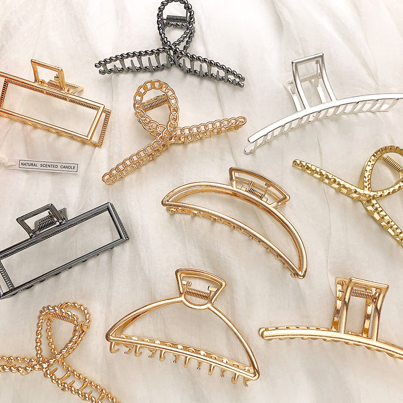 Fashion Metal Hair Claw For Wo - Women'S Korean Accessories ulasan dan harga