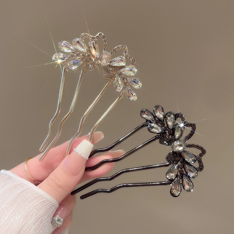 Fashion Rhinestones U-Shaped H - Women Accessories Shop ulasan dan harga