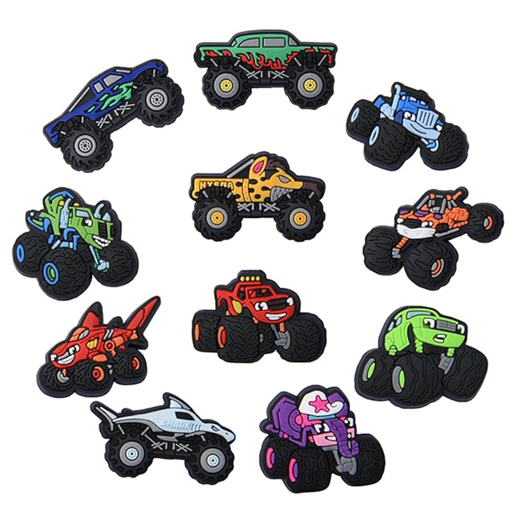 11Pcs Cars Cartoon Shoe Charms - Women'S Accessories For Crocs ulasan dan harga