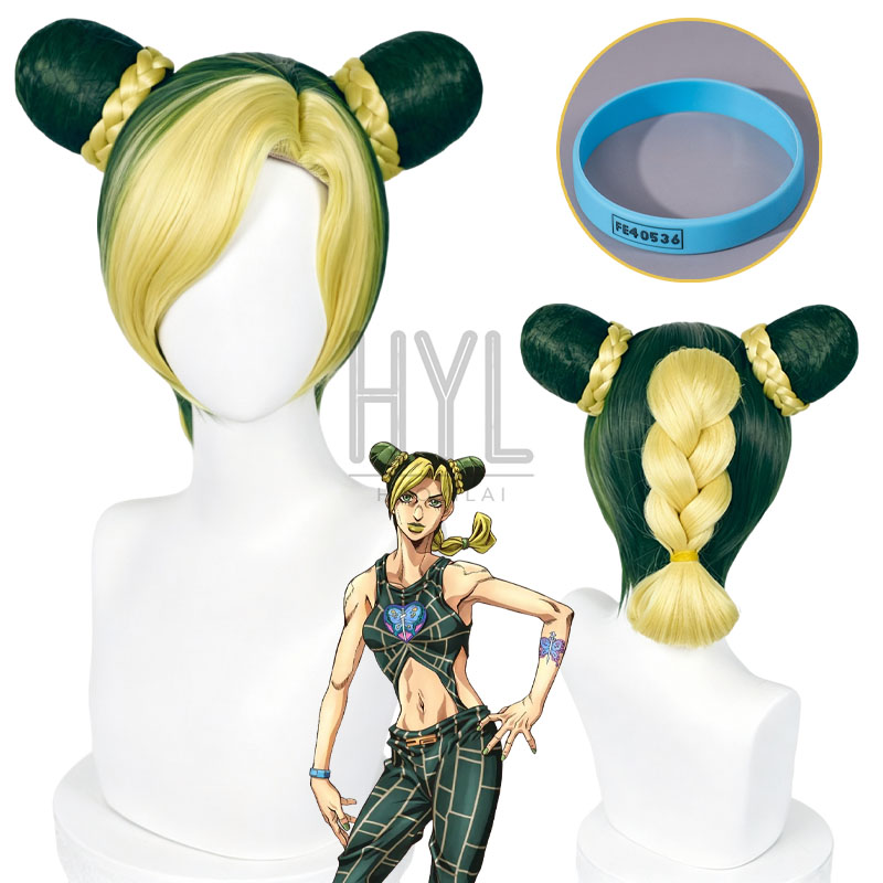 Anime JOJO Jolyne Cujoh Cospla - Women'S Yellow Accessories ulasan dan harga