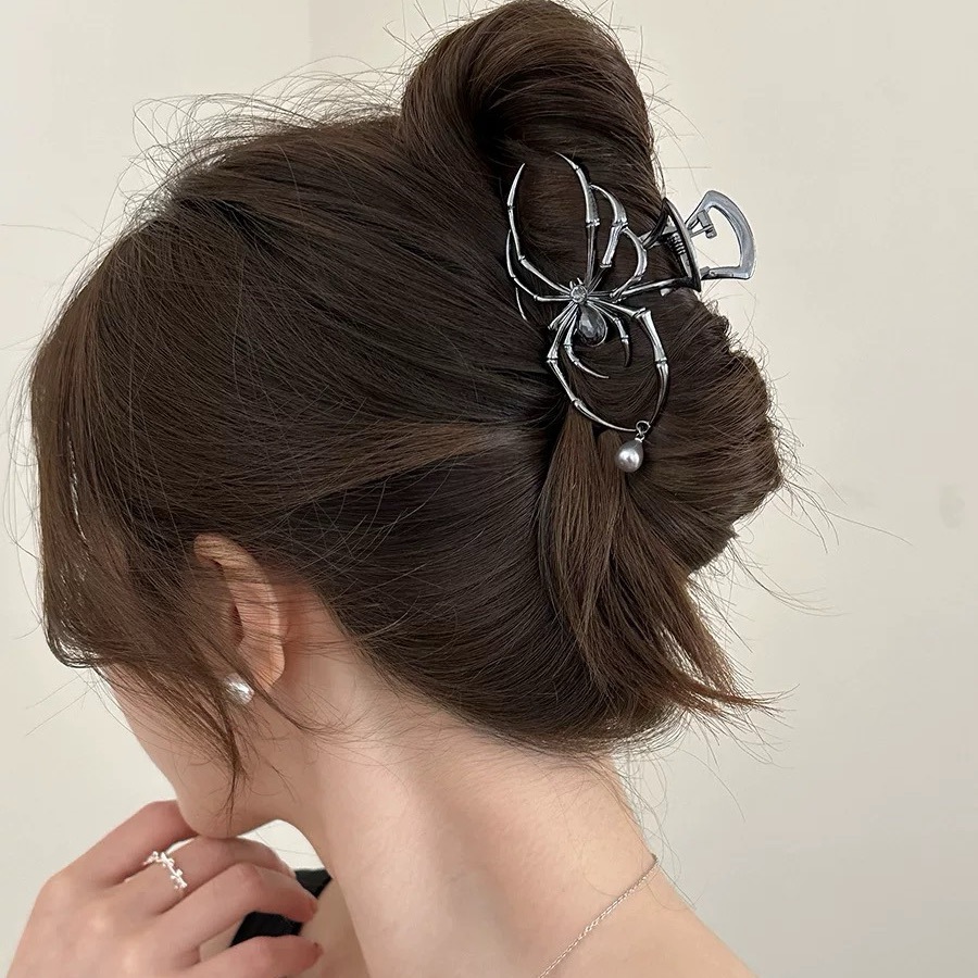 2025 Halloween Black Spider Ha - Women Accessories Business ulasan dan harga