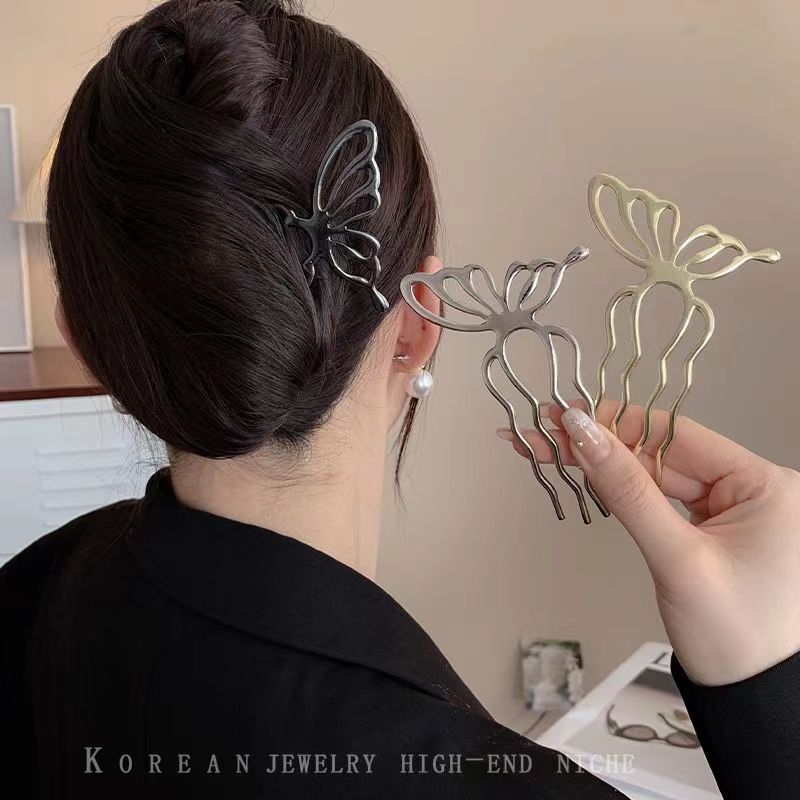 Korean Butterfly U Shape Hair  - Women'S Korean Accessories ulasan dan harga