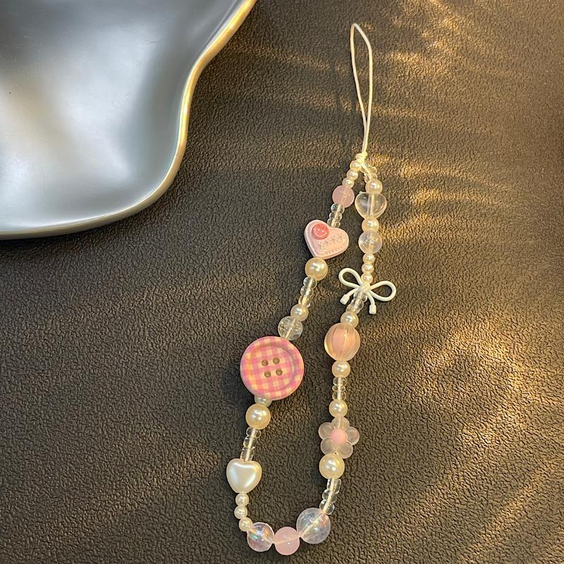 Cute Korean Pink Button 3D Bea - Women'S Korean Accessories ulasan dan harga