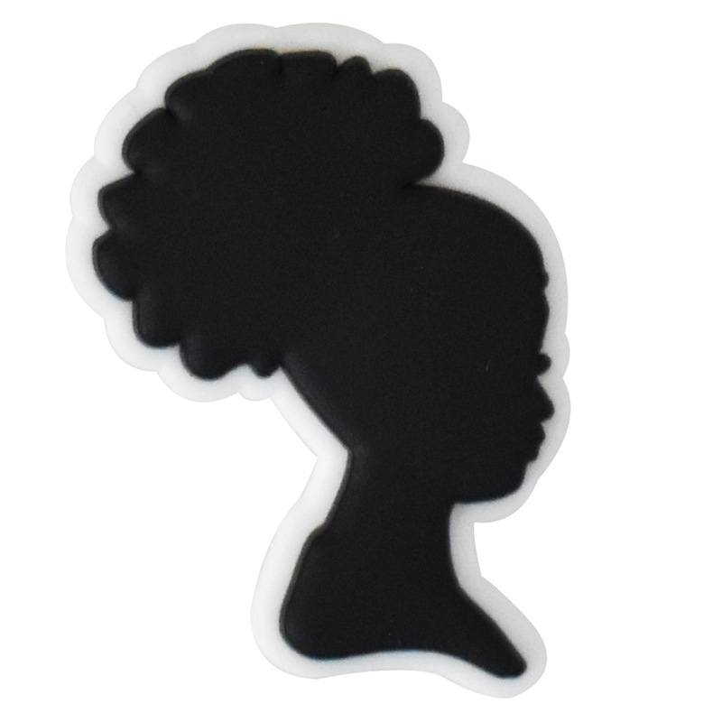 Black Girl Shoe Charms for Cro - Women'S Accessories For Crocs ulasan dan harga