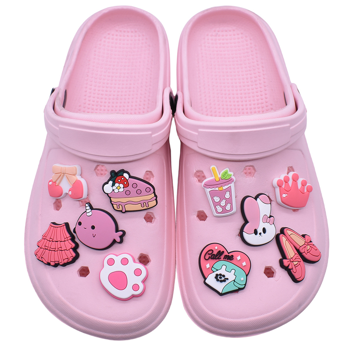 Cute Pink Shoe Charms Decorati - Women'S Accessories For Crocs ulasan dan harga
