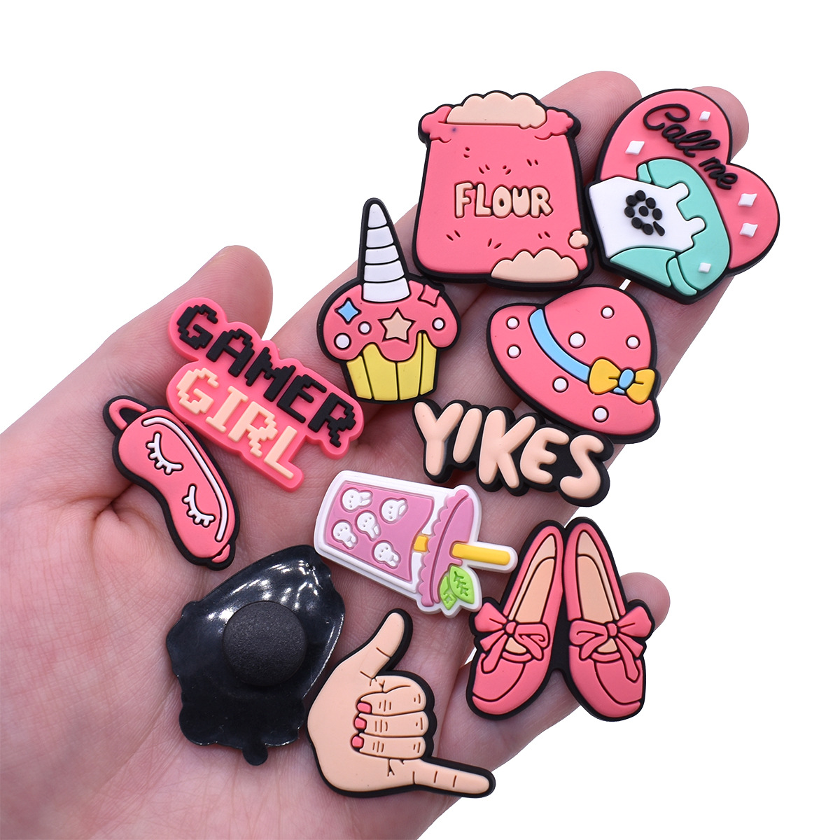 Cute Pink Shoe Charms Decorati - Women'S Accessories For Crocs ulasan dan harga