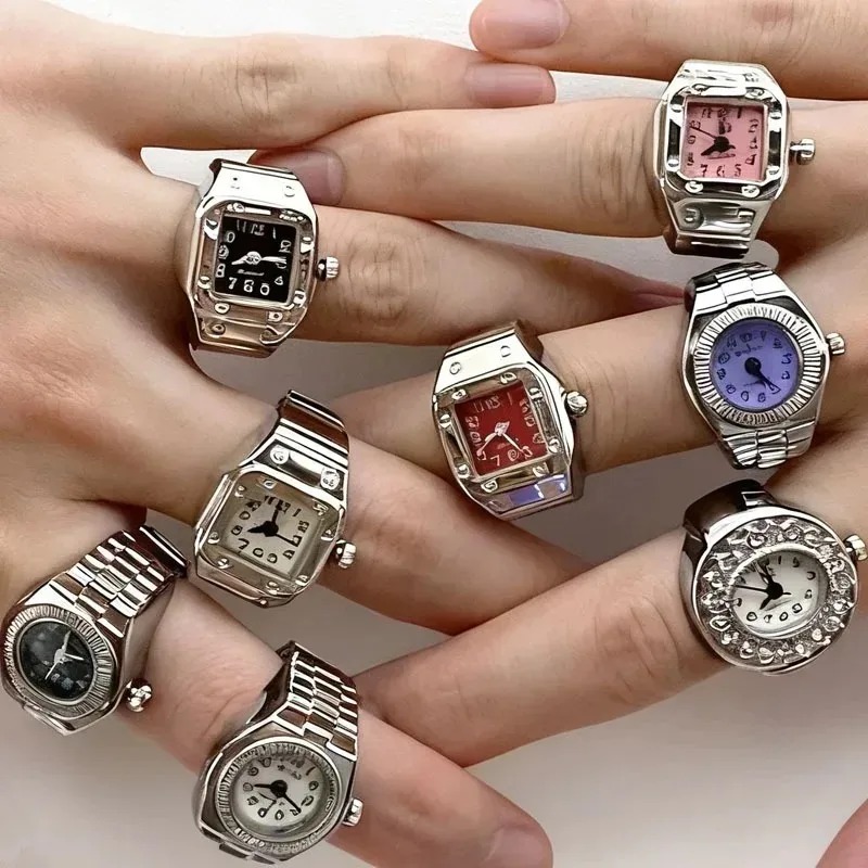 Vintage 80s Punk Watch Ring Y2 - Women'S Accessories In The 80S ulasan dan harga