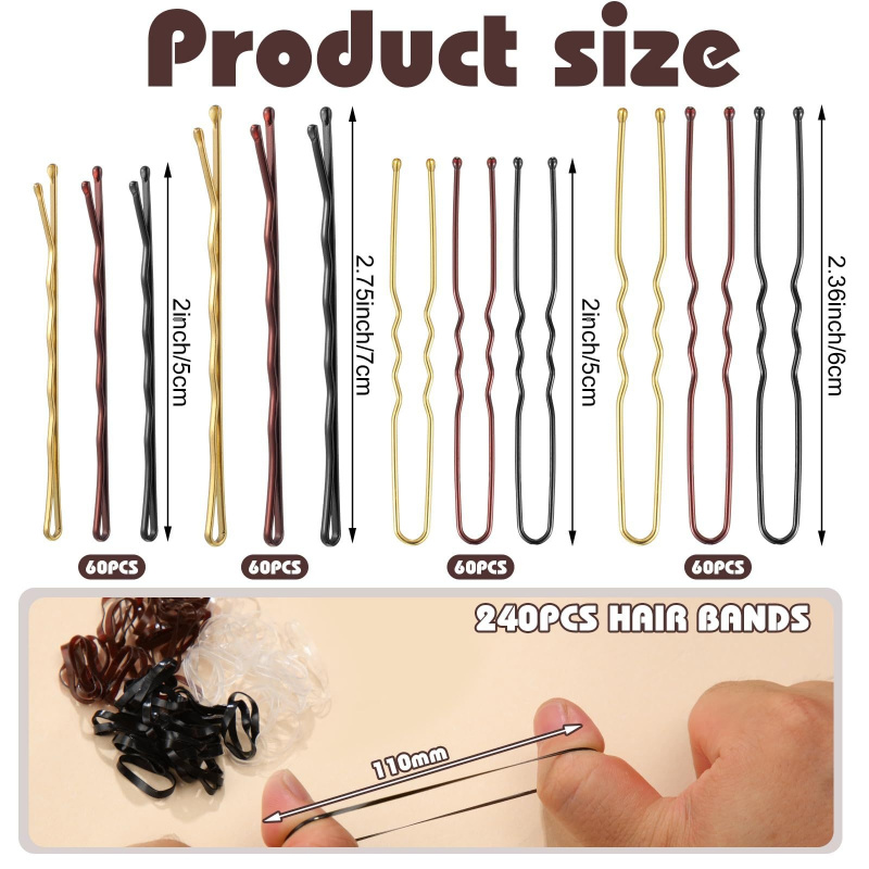 480Pcs Per Box Hair Styling Ac - Women Accessories Holder ulasan dan harga