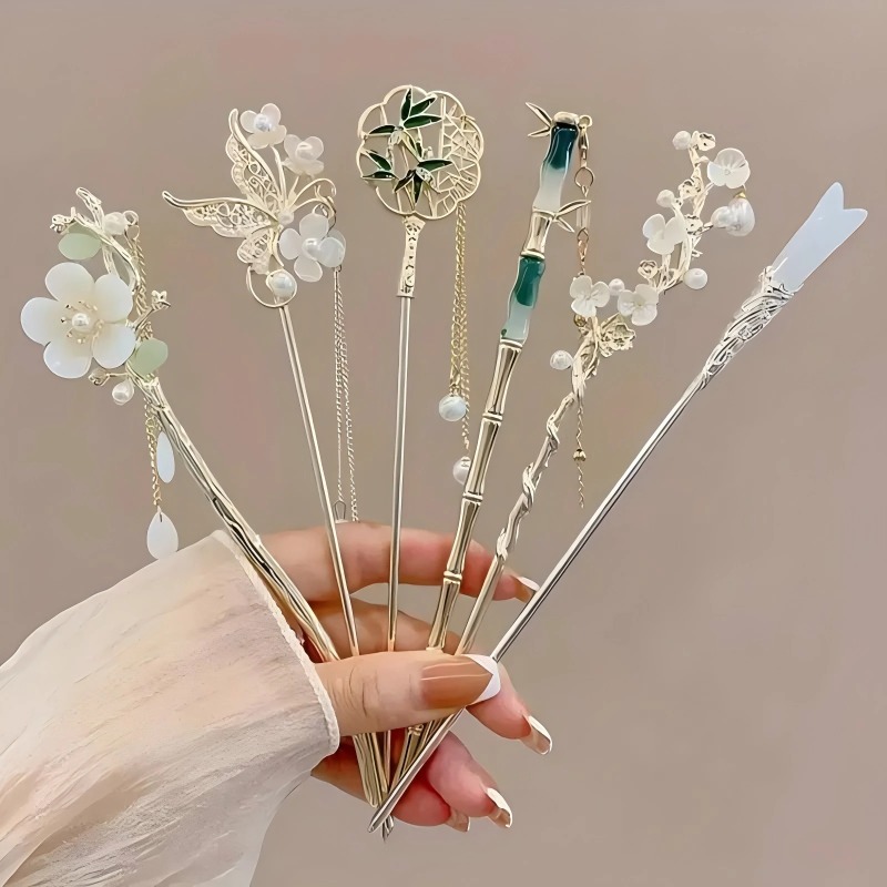 1/6pcs Elegant Chinese Style T - Women Accessories Shop ulasan dan harga