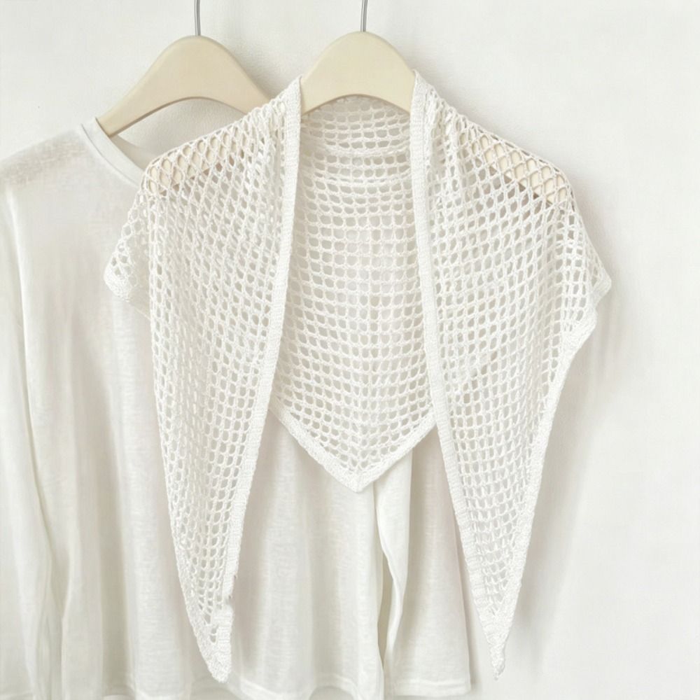 Solid Color Triangular Shawl Y - Women'S Korean Accessories ulasan dan harga