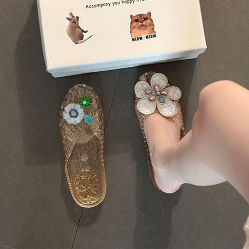 Korean Crystal Flower Jelly Sh - Women'S Korean Accessories ulasan dan harga