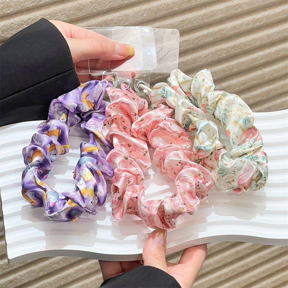 Women Silk Satin Scrunchies Un - Women'S Key Accessories ulasan dan harga