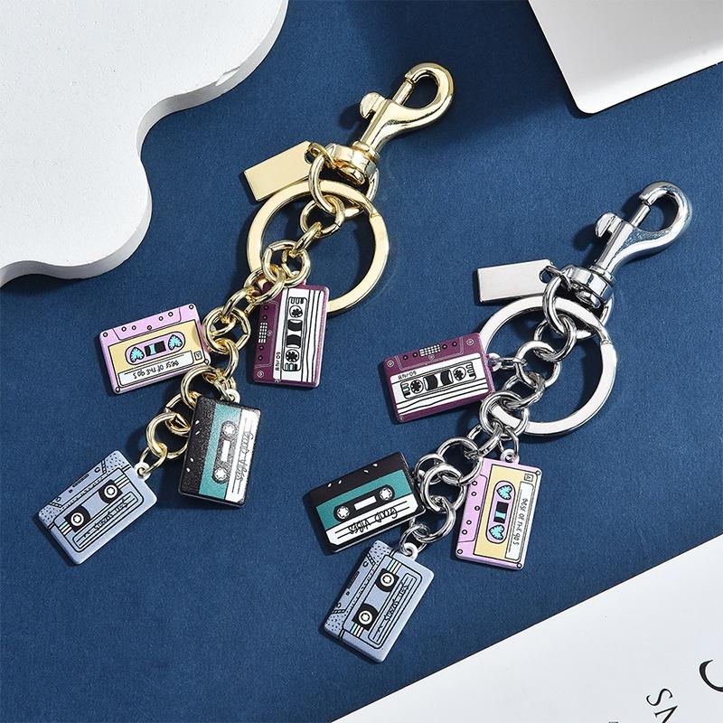 Vintage Cassette Tape Keychain - Women'S Accessories In The 80S ulasan dan harga