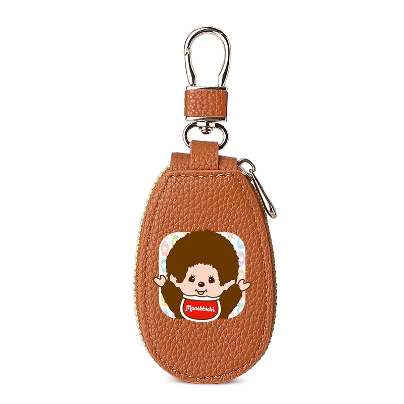 1pcs MONCHHICHI Leather Zipper - Women'S Key Accessories ulasan dan harga