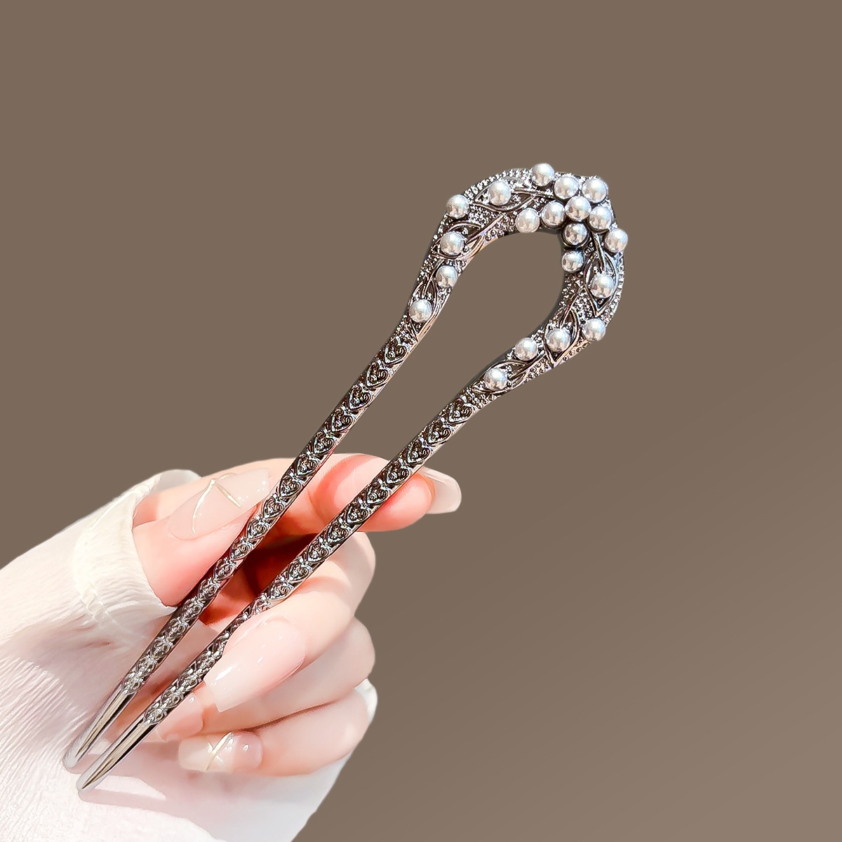 New Pearl U Shaped Hairpin For - Women Accessories Shop ulasan dan harga