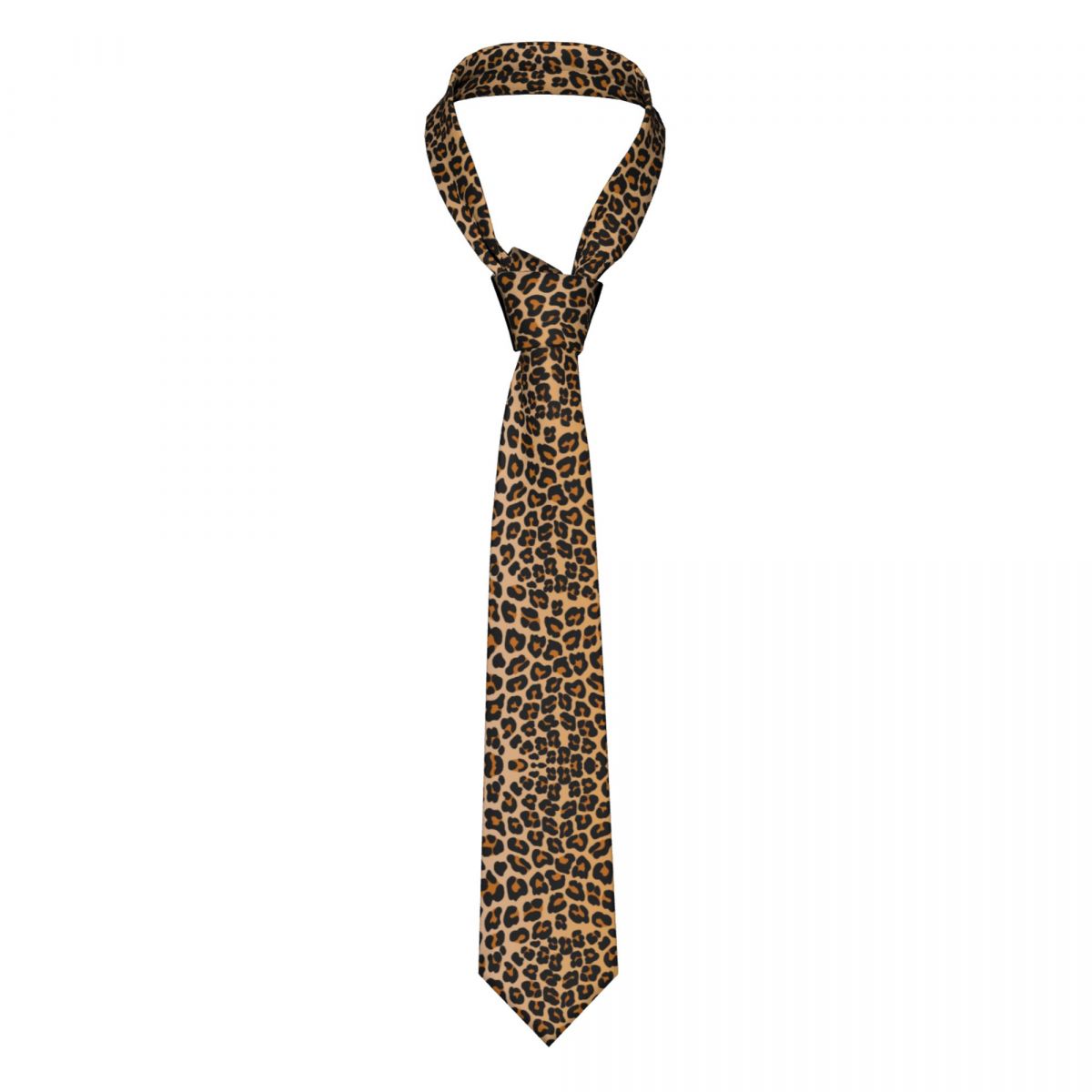 Leopard Men Women Necktie Slim - Women Accessories Business ulasan dan harga