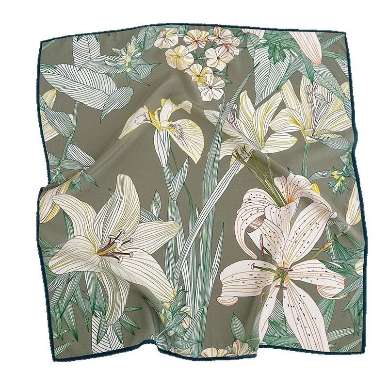 100% Silk original luxury scar - Women'S Korean Accessories ulasan dan harga