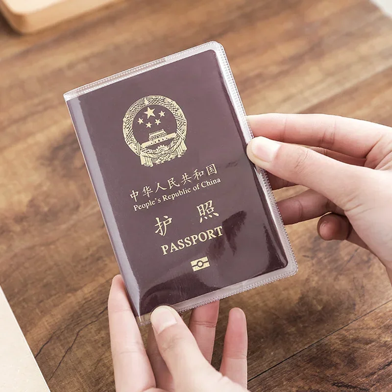 Transparent Passport Cover PVC - Women Accessories Business ulasan dan harga