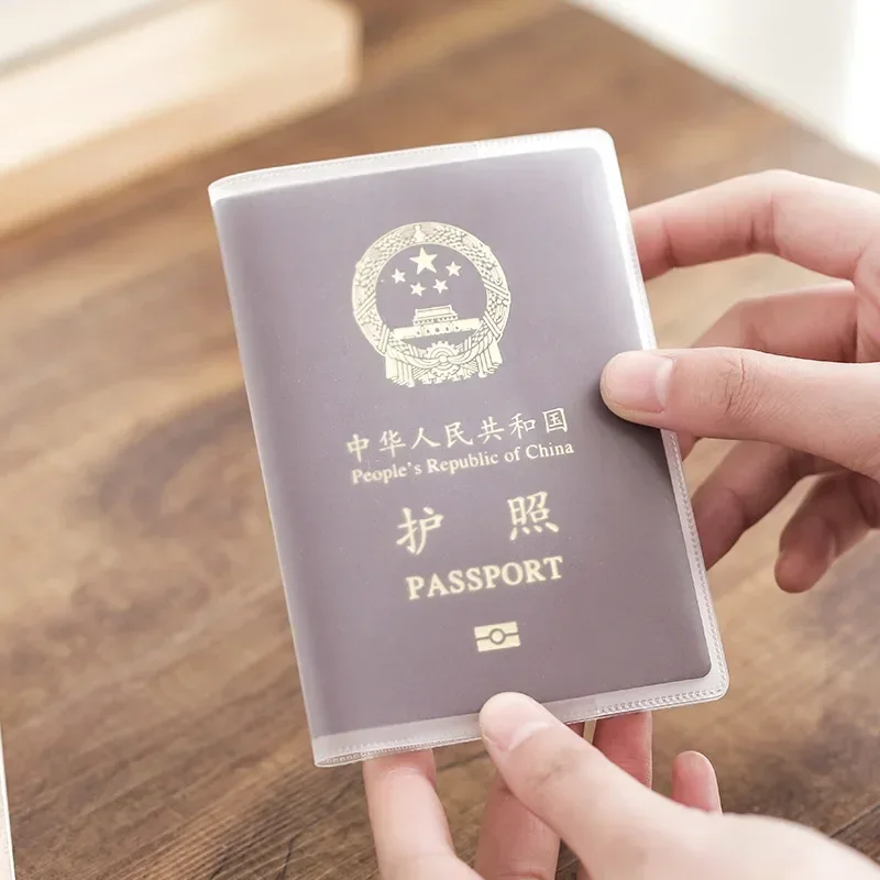 Transparent Passport Cover PVC - Women Accessories Business ulasan dan harga