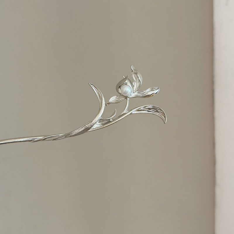 New Chinese Style Silver Orchi - Women Accessories Shop ulasan dan harga