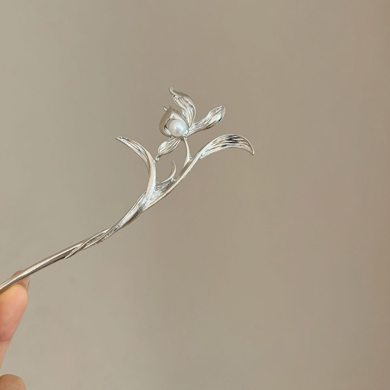 New Chinese Style Silver Orchi - Women Accessories Shop ulasan dan harga