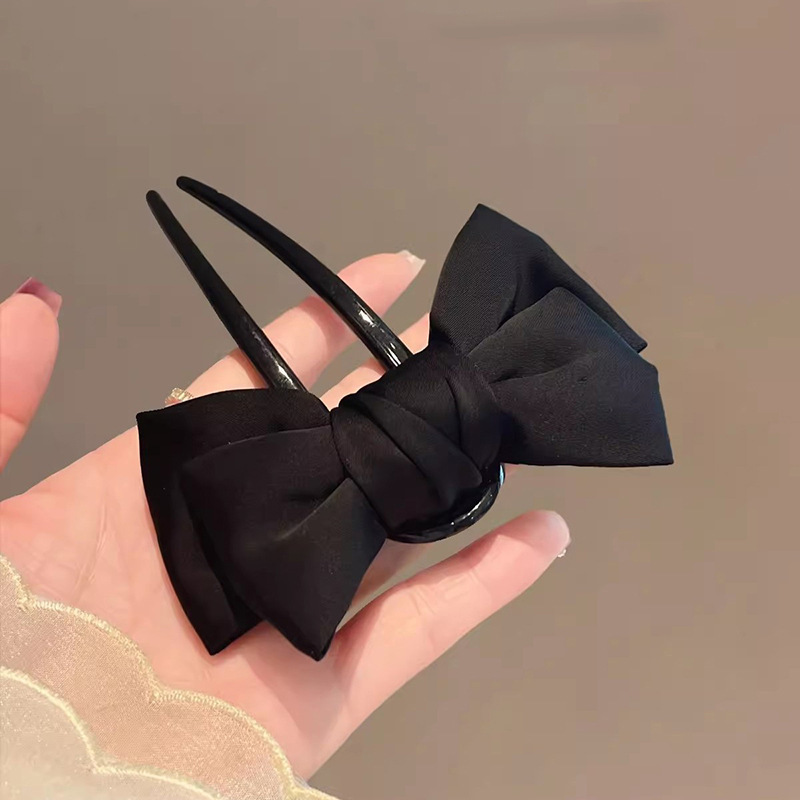 Chic Korean-Style Bow U-Shaped - Women'S Korean Accessories ulasan dan harga