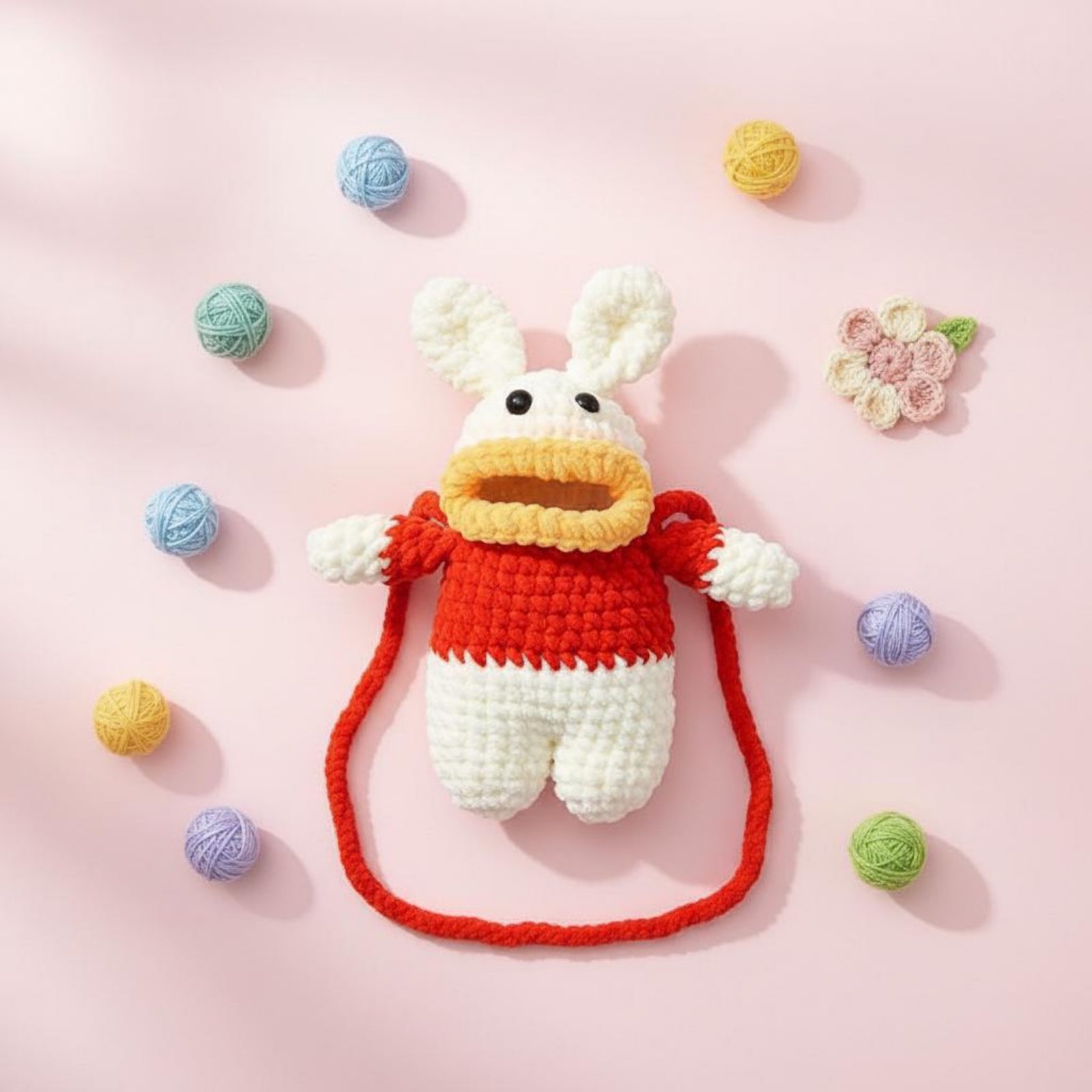 Crochet Frog Phone Bag Crochet - Women Accessories Shop ulasan dan harga