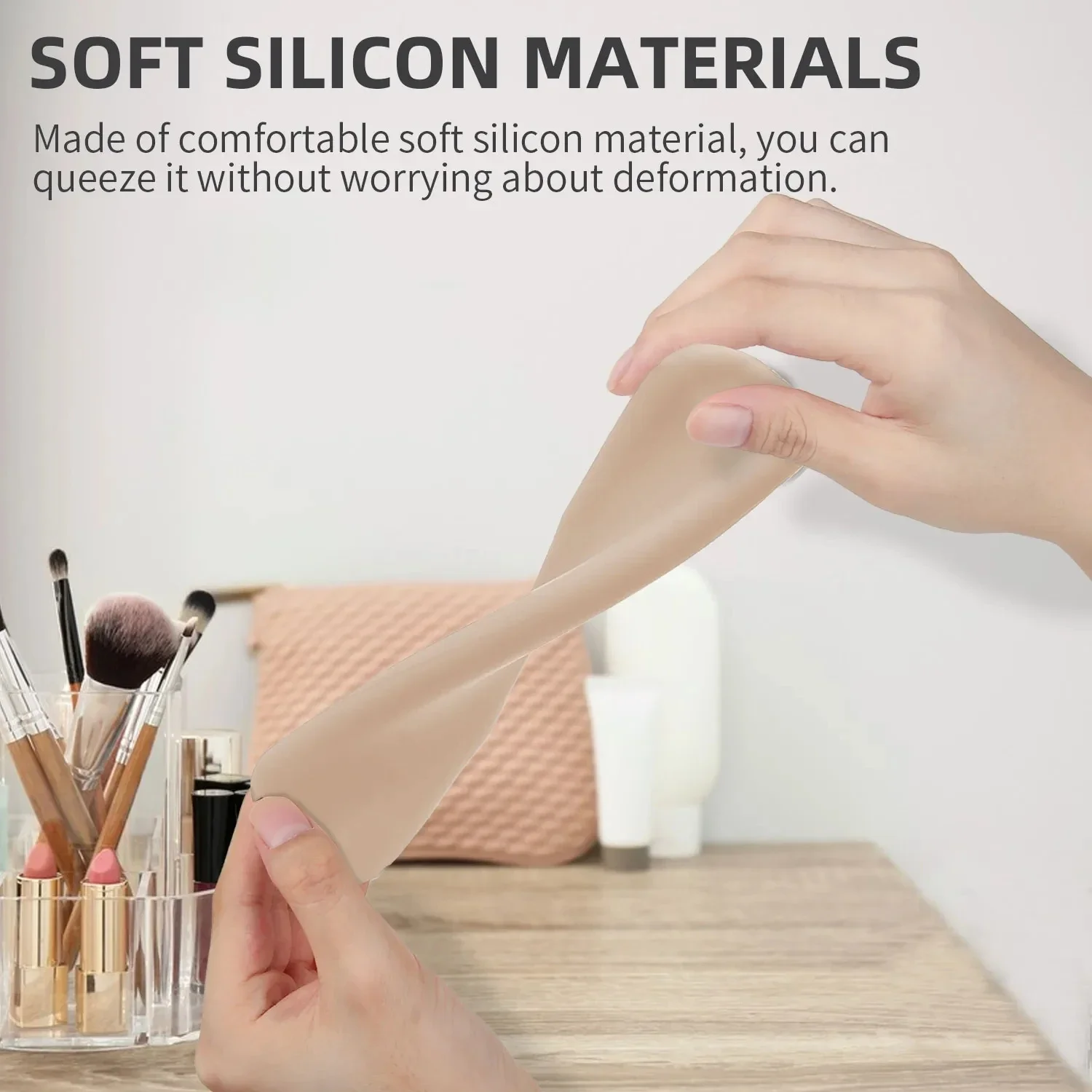 Travel Makeup Brush Holder Sil - Women Accessories Holder ulasan dan harga