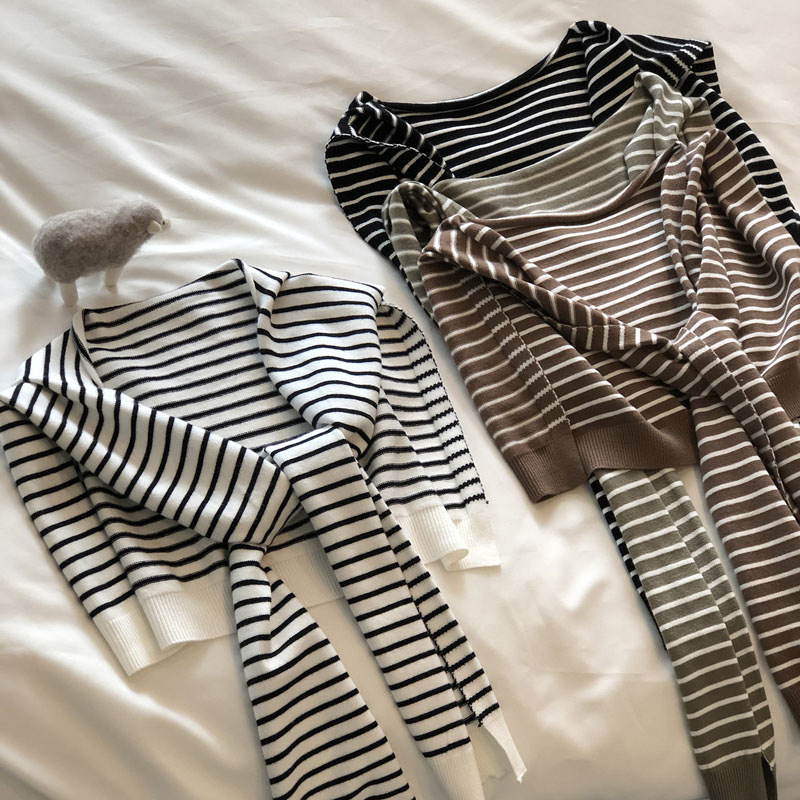 Women New Striped Knitted Smal - Women'S Accessories Go Outdoors ulasan dan harga