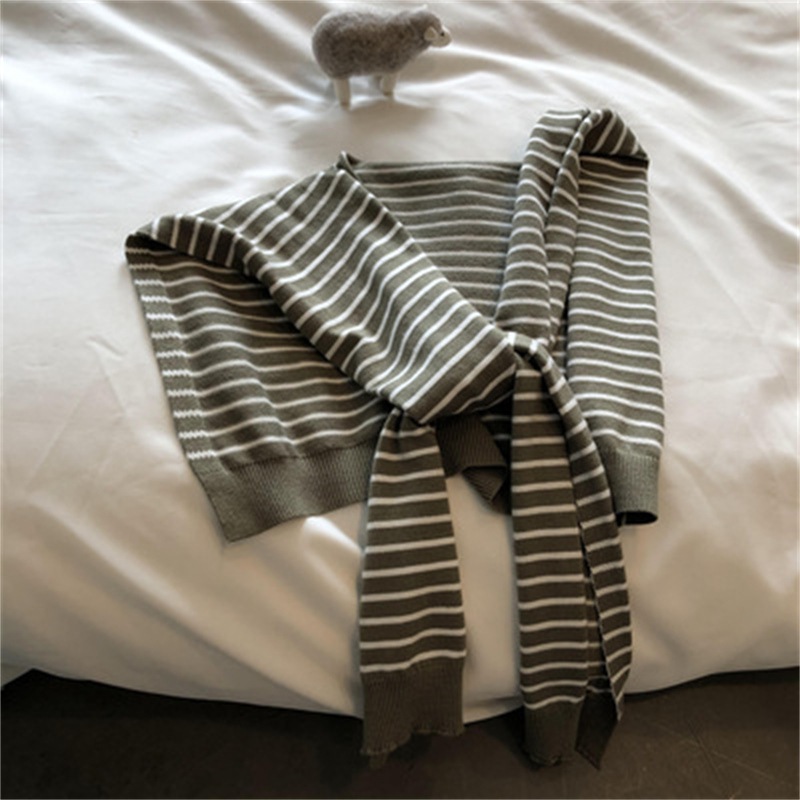 Women New Striped Knitted Smal - Women'S Accessories Go Outdoors ulasan dan harga